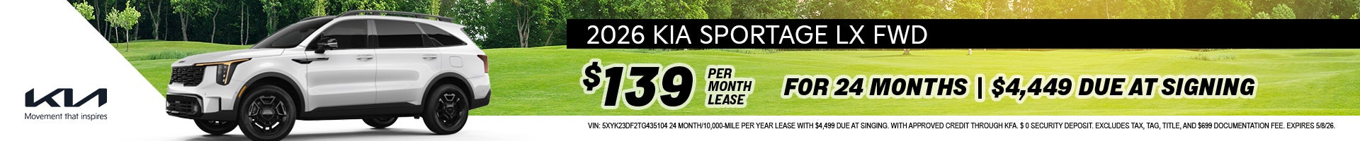 2026 Kia Sportage LX FWD