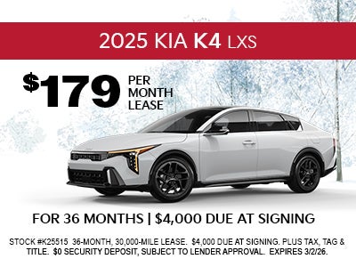 2025 Kia K4 LXS 