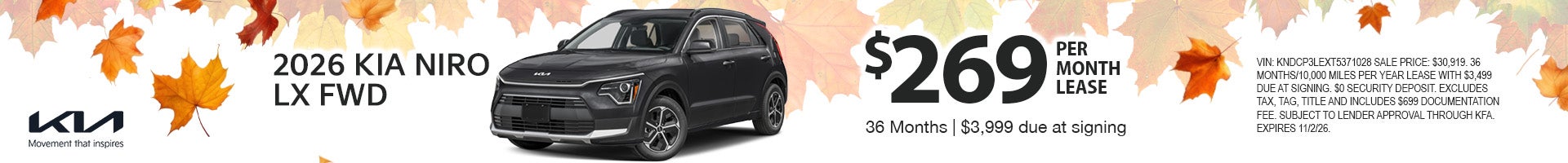 2026 Kia Niro LX
