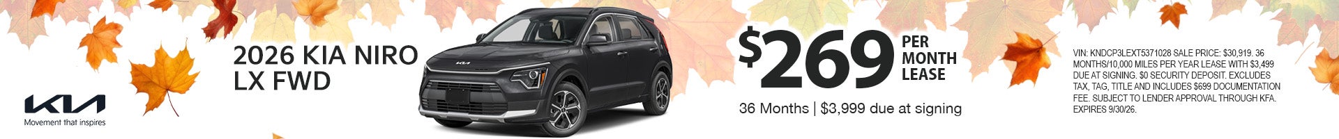 2026 Kia Niro LX