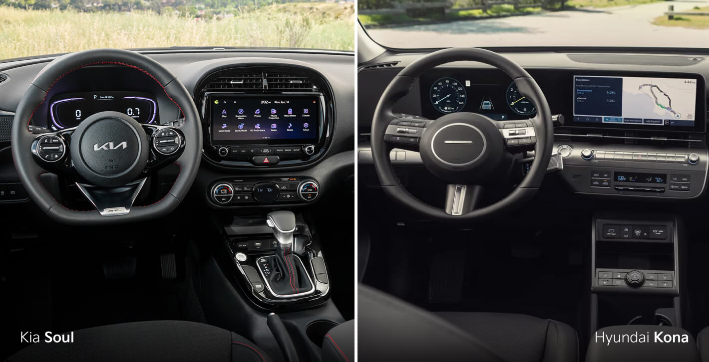Kia Soul vs. Hyundai Kona Cargo Space