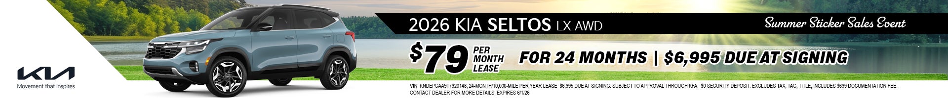 2026 KIA Seltos LX AWD