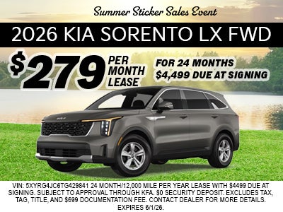 2026 Kia Sorento LX FWD