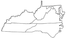 Map of Virginia