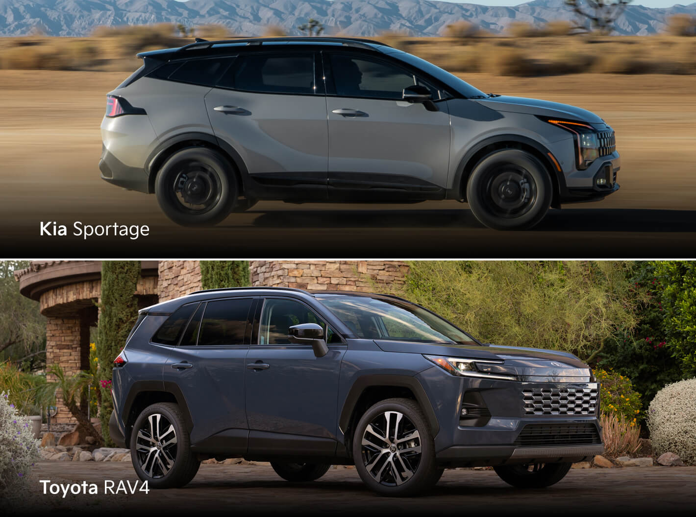 Kia Sportage vs. Toyota RAV4 Trim Levels