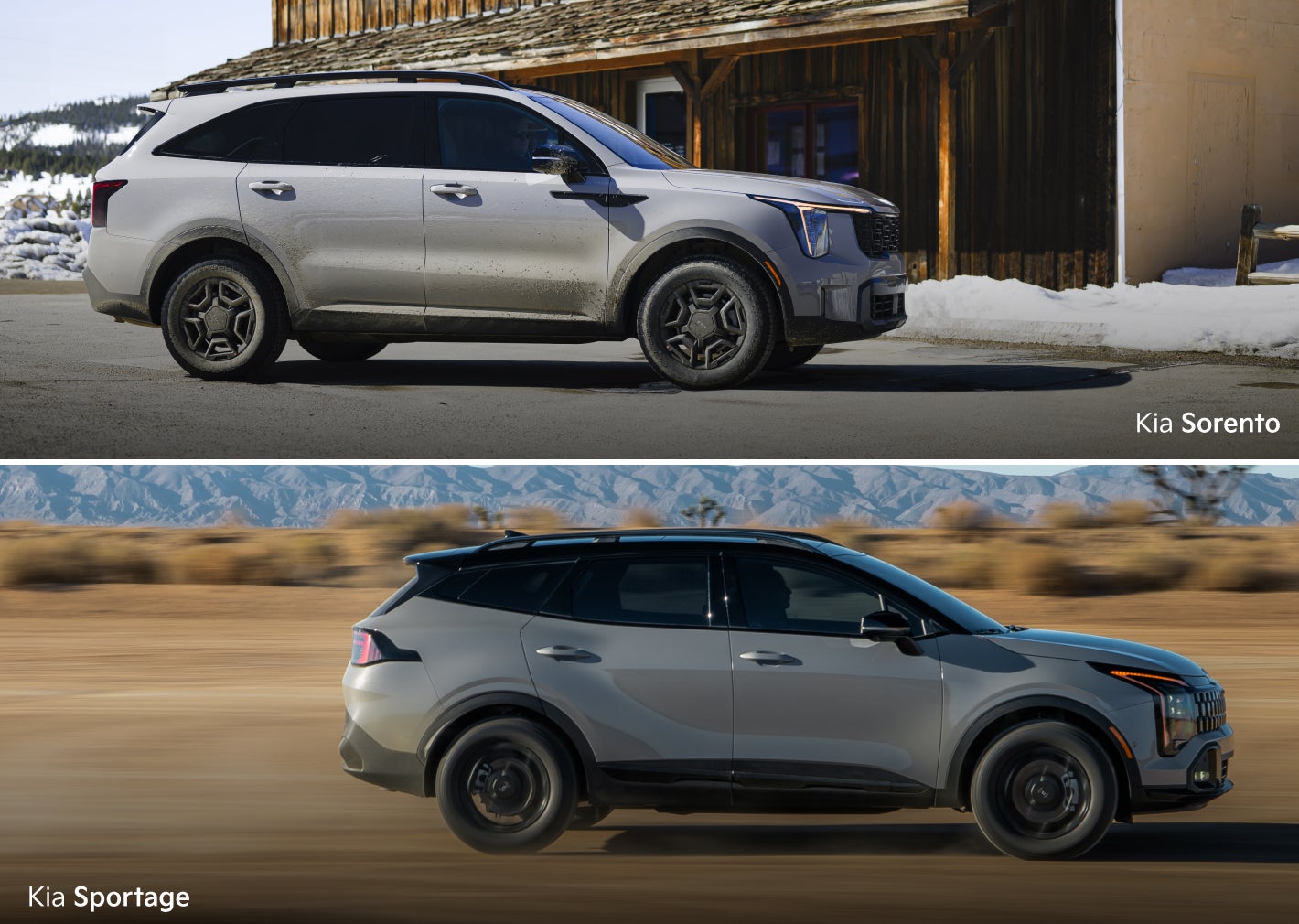 Kia Sorento vs. Kia Sportage Specs